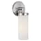 Access Lighting Aqueous, Wall Sconce  Vanity, Brushed Steel Finish, Opal Glass 20441-BS/OPL - alternate 1